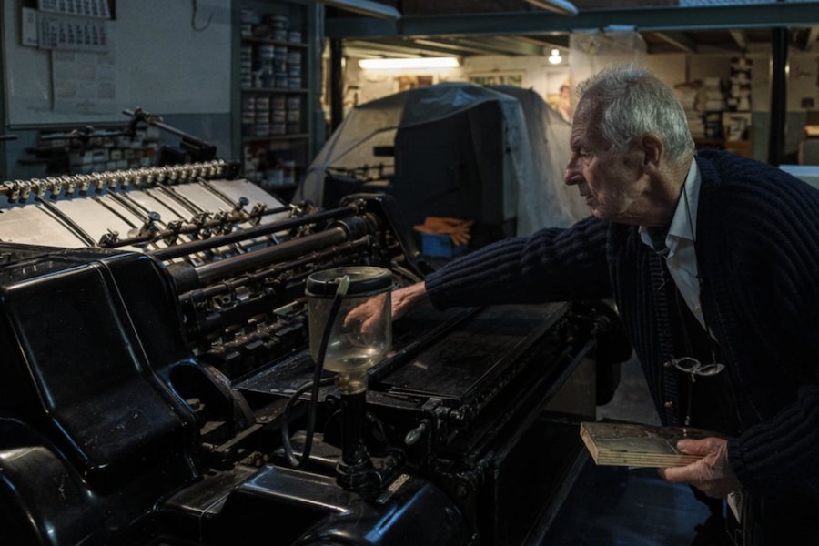 Una impremta aturada en el temps