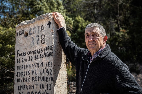 Josep Maria Álvarez Clua és el missatger dels que no poden parlar. (Fotografies:Jordi Borràs Abelló).